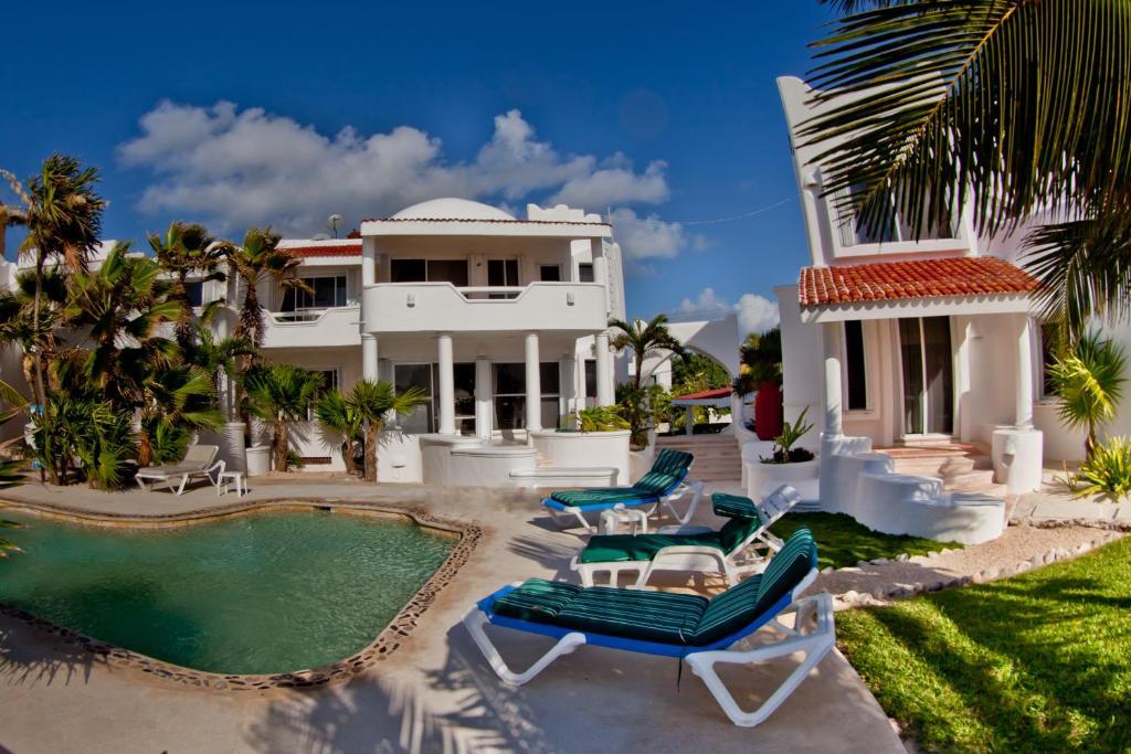 Villas Flamingo Akumal Bagian luar foto