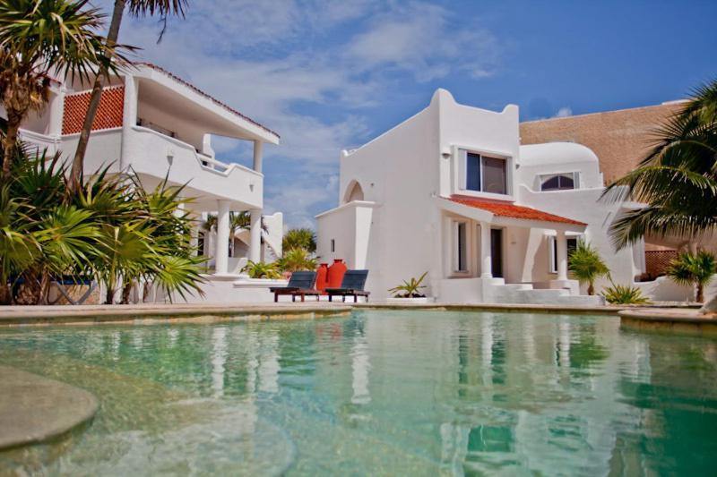 Villas Flamingo Akumal Bagian luar foto