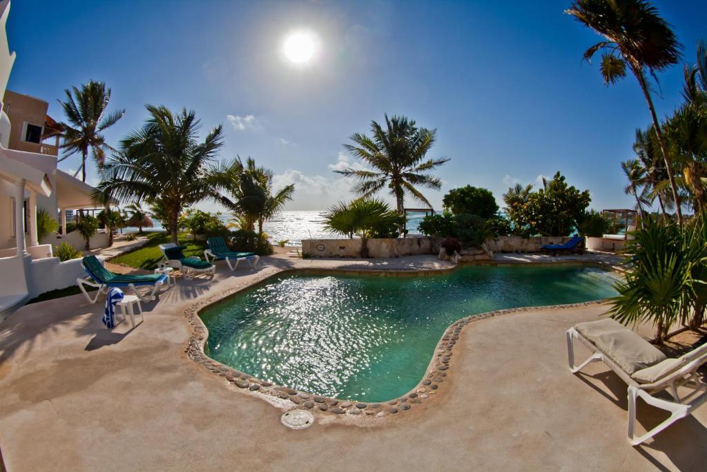 Villas Flamingo Akumal Bagian luar foto